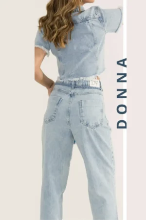 Calça jeans slouchy divero