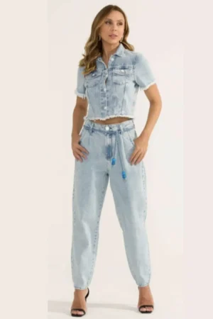 Calça jeans slouchy divero