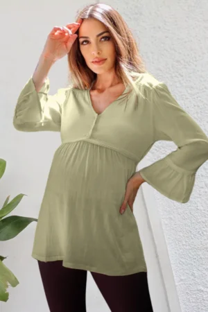 Bata amamentação manga longa