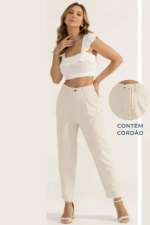 Calça slouchy divero eco