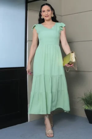 Vestido midi duas marias