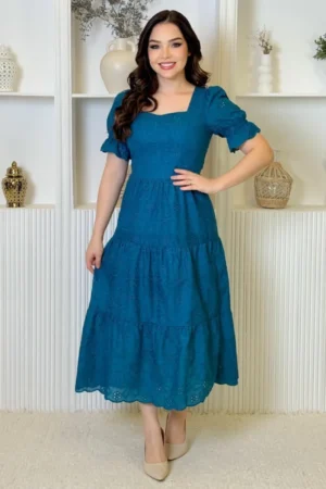 Vestido max midi laise