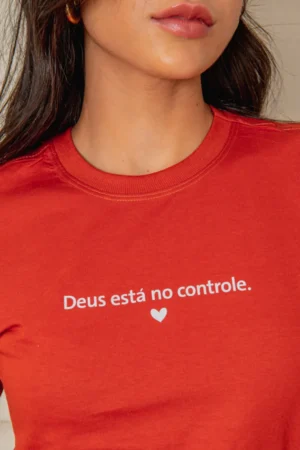 Camiseta Deus está no controle