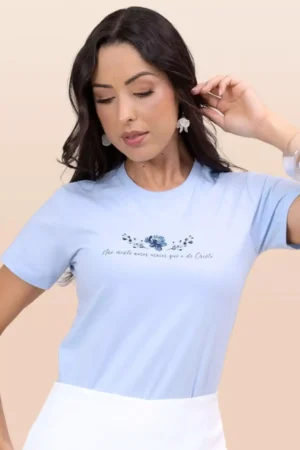 Camiseta não existe amor maior que o de Cristo