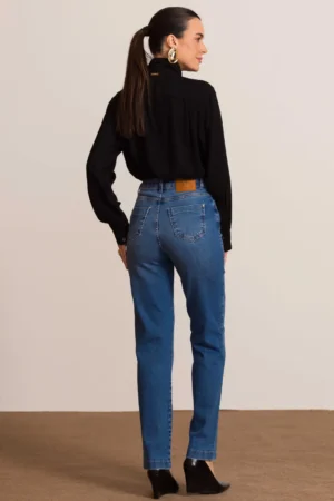 Calça jeans reta