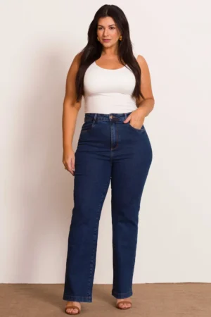 Calça jeans wide leg